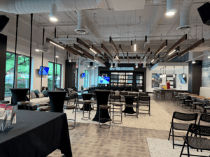 The Lounge ready for a networking event